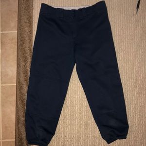 Navy Blue Mizuno Softball Pants